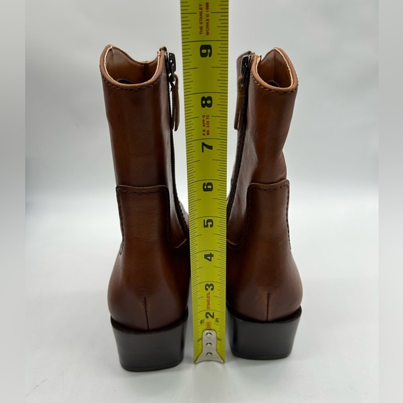 Naturalizer Gaby Leather Ankle Boots Brown Ciderspice Size 5M NIB - Picture 7 of 12